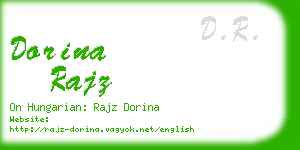 dorina rajz business card